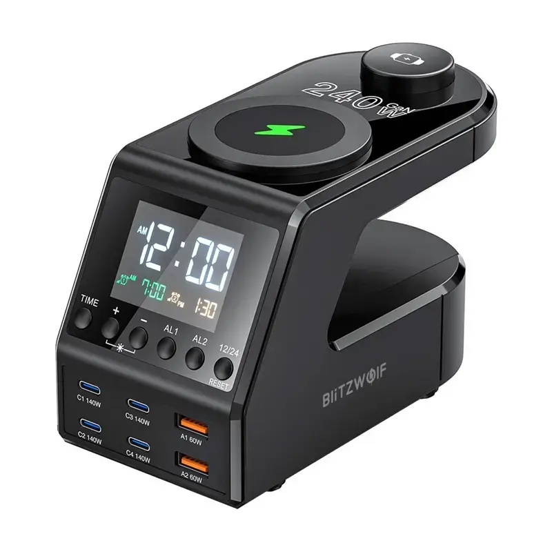 Зарядное устройство BlitzWolf BW-FW10 | 240W | PD, QC, PPS | USB-A, USB-C