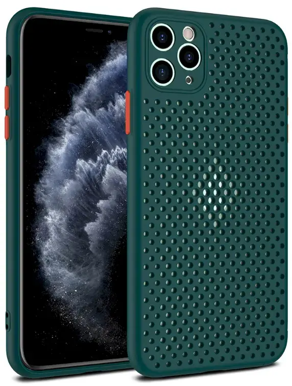 Fusion Breathe maciņš telefonam iPhone 12 Mini zaļš
