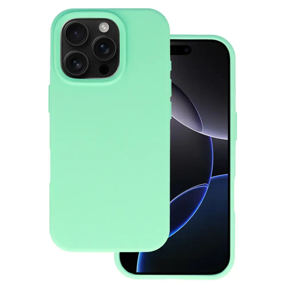 Silicone Lite чехол для телефона iPhone 16 Pro зелёный