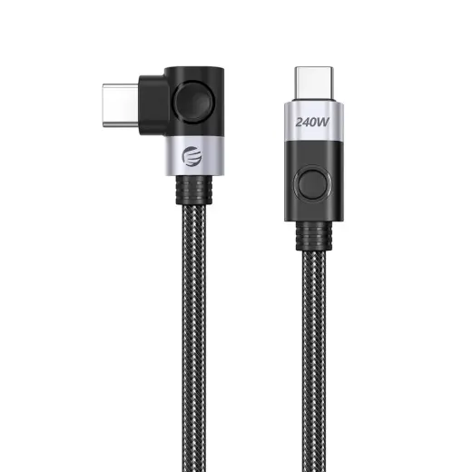 Orico CW240 datu pārraides un uzlādes vads | USB-C uz USB-C | PD | 240W | 1.5m | melns