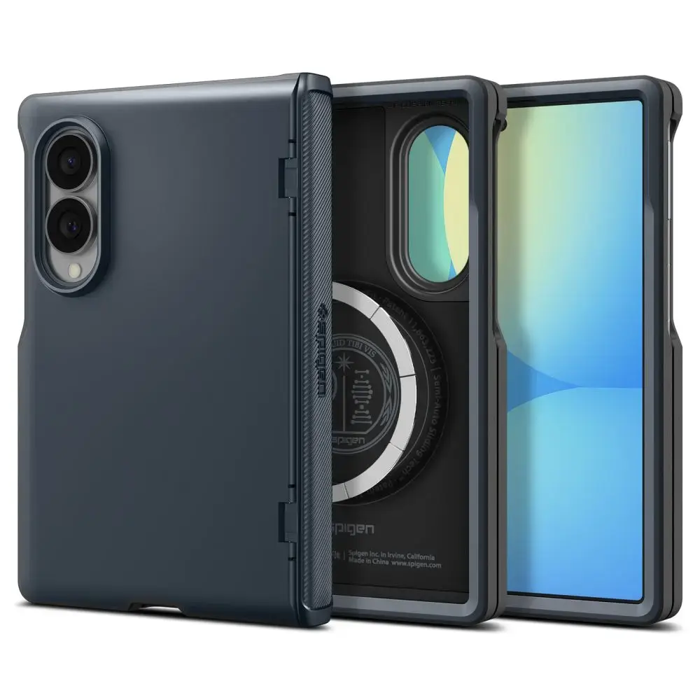 Spigen Slim Armor Pro phone case with MagSafe support for Samsung Galaxy Z Fold 8 (F971) gray