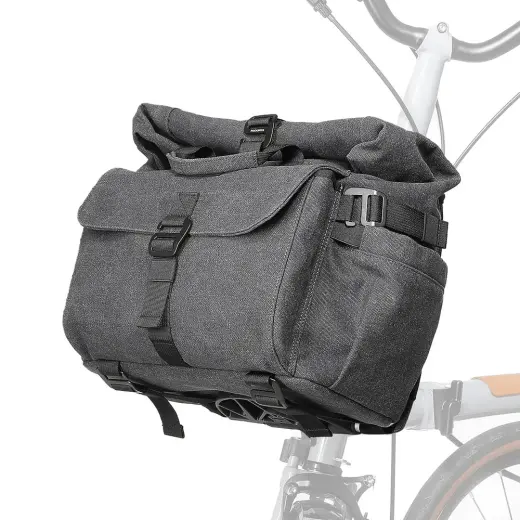 Rockbros H46 Backpack Saddlebag Handlebar Bag - Gray
