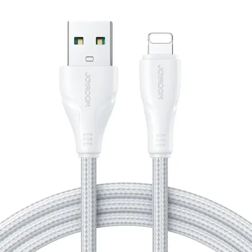 Joyroom S-UL012A11 Surpass Series datu pārraides un uzlādes vads | USB-A uz Lightning | 12W | 3m | balts