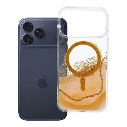 Su MagSafe palaikymu telefono dėklas iPhone 18 Pro Max | iPhone 17 Pro Max auksinis
