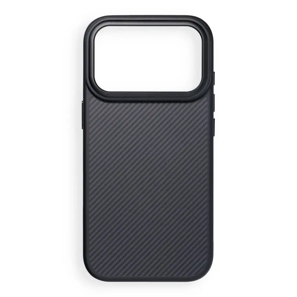 Carbon Elite Mag Cover чехол с поддержкой MagSafe для телефона iPhone 17 Pro | iPhone 18 Pro чёрный