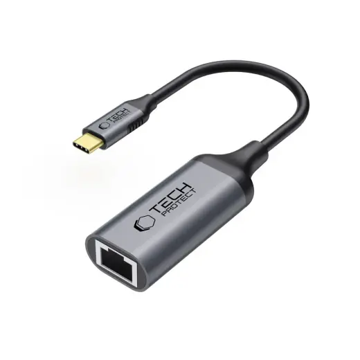 Tech-Protect UltraBoost adapter | USB-C kuni RJ45 | must