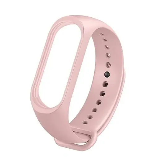 Fusion Accessories Wave išmaniojo laikrodžio dirželis Xiaomi Mi Band 3/4/5/6 | rožinis