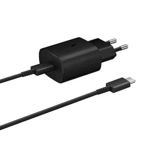 Samsung EP-TA800EBE tīkla lādētājs | 25W | USB-C | USB-C uz USB-C vads komplektā | melns (OEM)