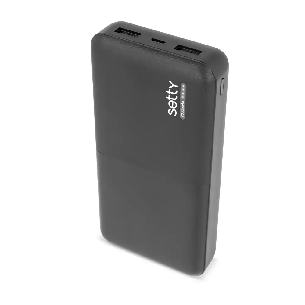 Setty SPB-20 external battery (powerbank) | 20000 mAh | black
