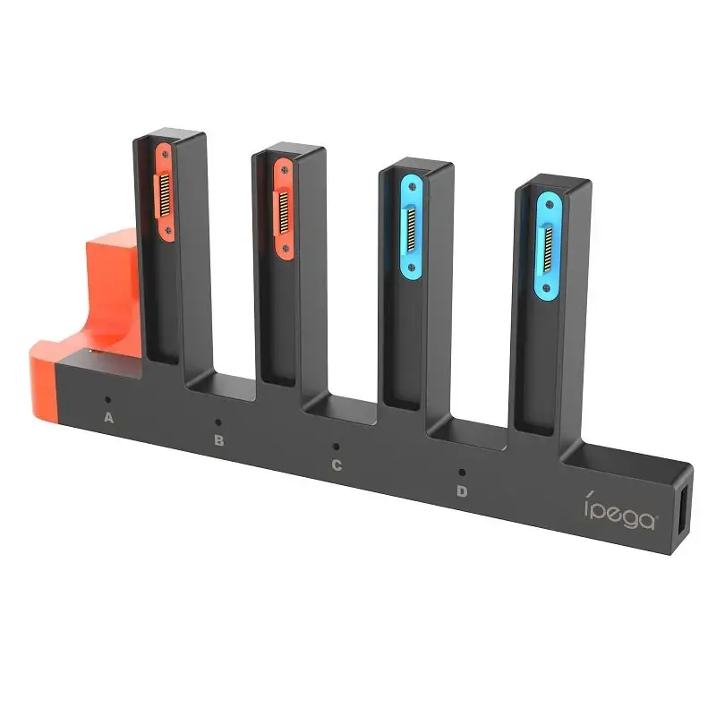 iPega SW2185 Charger Dock for JoyCon Controllers Nintendo Switch 2 Black