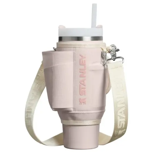 Pārnēsāšanas somiņa termokrūzei ar salmiņu The All-Day Quencher Carry-All 1,18L gaiši rozā