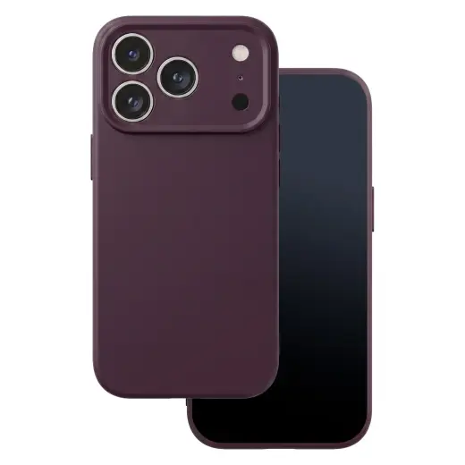 Silicon telefono dėklas iPhone 17 Pro Max | iPhone 18 Pro Max raudonas