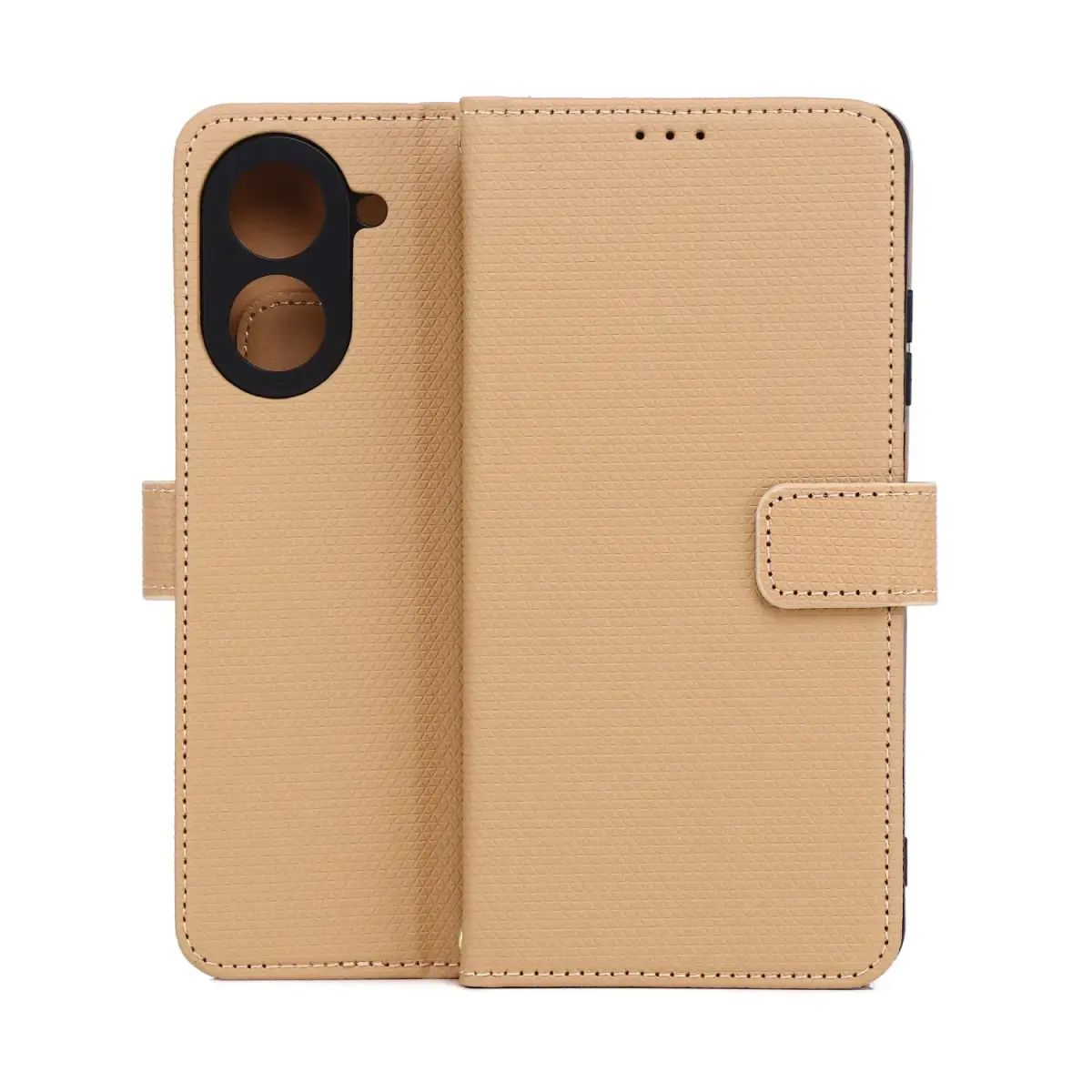 Smart Triangle grāmatveida maciņš telefonam Samsung Galaxy A57 (A576) brūns