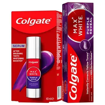 Colgate Max White Purple - Sada na bělení zubů