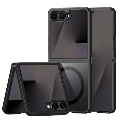 Dux Ducis Aimo Mag maciņš ar MagSafe atbalstu telefonam Samsung Galaxy Z Flip 8 (F776) melns