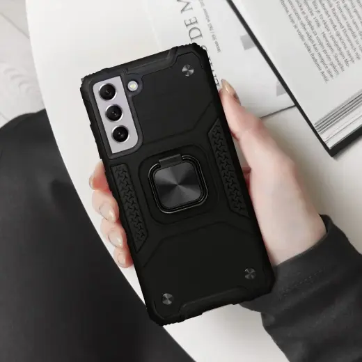 Nitro чехол с подставкой для телефона Samsung Galaxy A07 4G (A075) чёрный