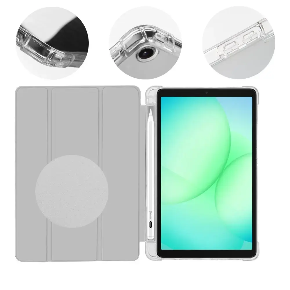 Obal:Me MistyTab planšetdatora maciņš Galaxy Tab A11 | Galaxy Tab A9 pelēks