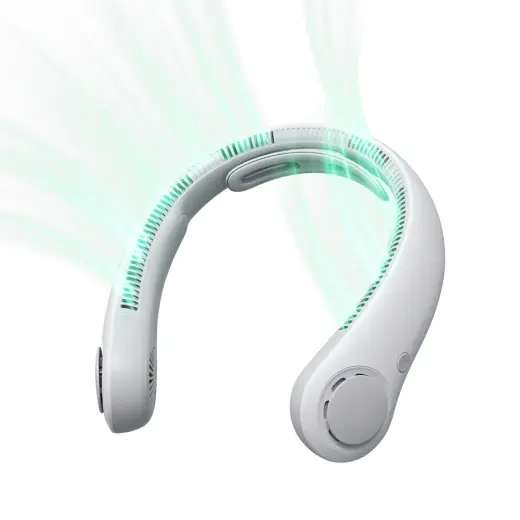 Jisulife Neck Fan 4 5000mAh Portable USB Neck Fan - Gray