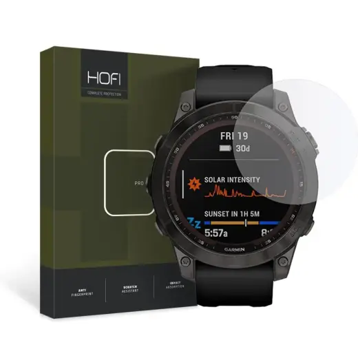 HOFI GLASS PRO+ GARMIN FENIX 5 | 6 | 6 PRO RŪDĪTS STIKLS