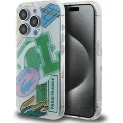 Lacoste LCHMP15LUPAN Hard Case Double Layer Patch phone case for iPhone 15 Pro
