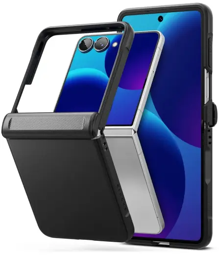 Ringke Onyx Flap telefono dėklas Samsung Galaxy Z Flip 8 (F776) juodas