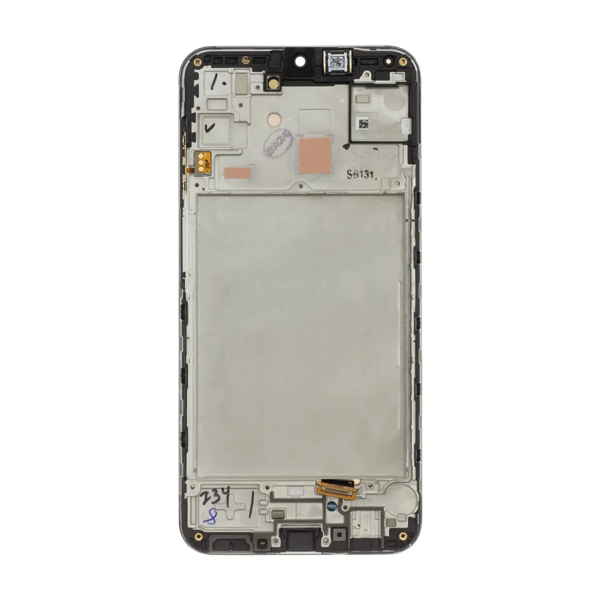 LCD display + Touch Unit + Front Cover Samsung A155/A156 Galaxy A15 4G/5G Black (Service Pack)