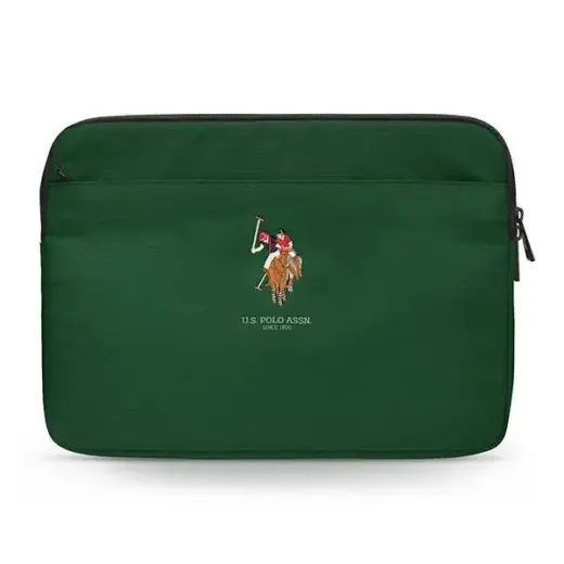 U.S. Polo Assn. Polo Embroidery nešiojamojo kompiuterio dėklas 13" žalias