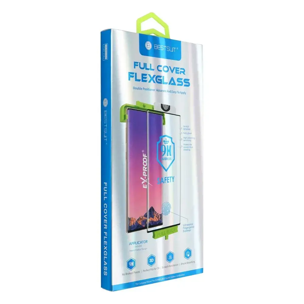 Bestsuit Flexible 5D apsauginė plėvelė telefonui Samsung Galaxy S23 Ultra (S918) (suderinama su pirštų atspaudų jutikliu po ekranu)