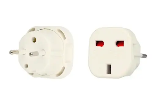 Charger adapter - England-Poland - White