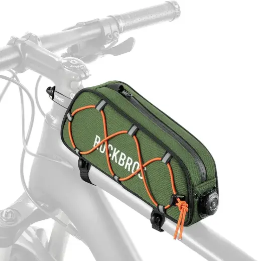 Rockbros TL004 ROAD TO SKY 0.7 l waterproof frame bag - green