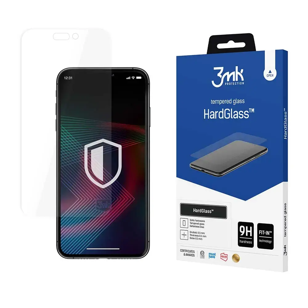 3mk HardGlass™ aizsargstikls telefonam iPhone 14 Max | iPhone 14 Pro Max
