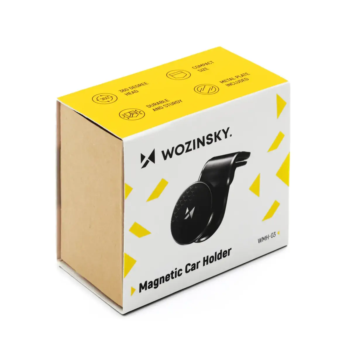 Wozinsky magnetiline auto telefonihoidik ventilatsiooniavale must