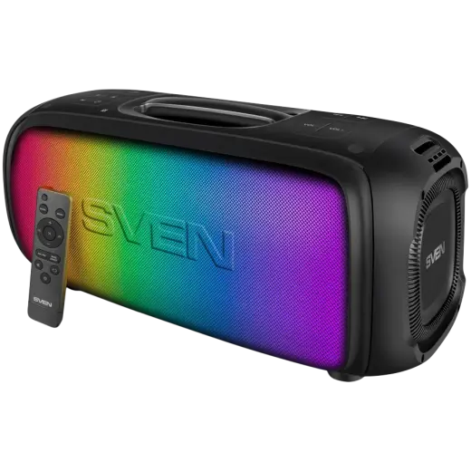 Party speaker system with Bluetooth and FM radio