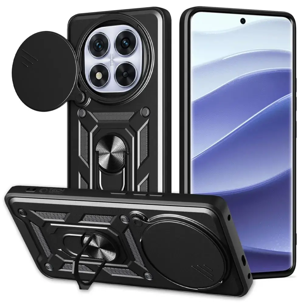 TECH-PROTECT CAMSHIELD PRO XIAOMI REDMI NOTE 14 PRO 5G | POCO X7 5G MATĒTS MELNS