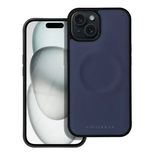 Roar Mag Morning telefono dėklas su MagSafe palaikymu iPhone 15 mėlynas