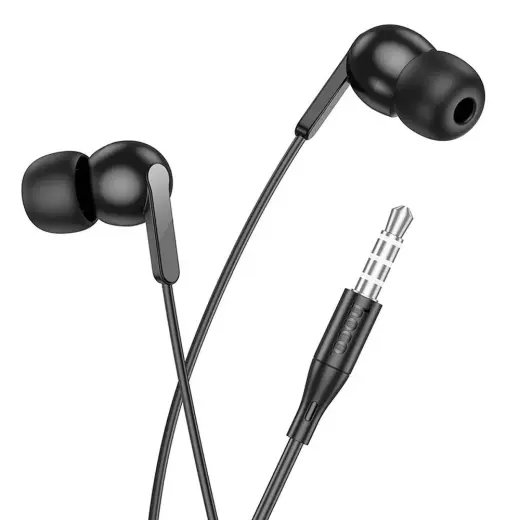 Wire earphones Jack 3,5 mm Hoco M124 black