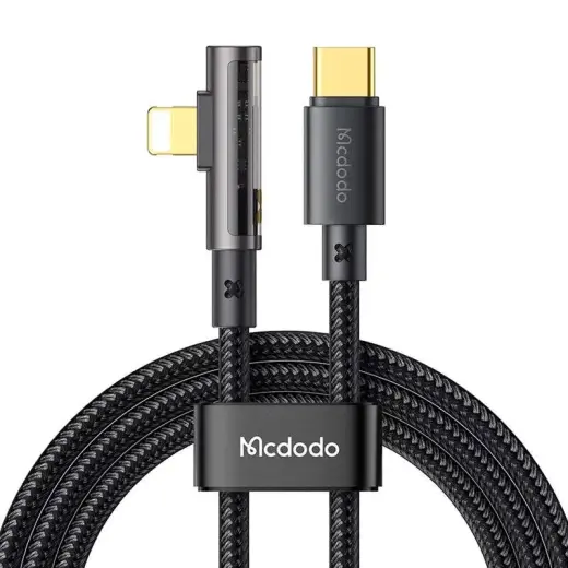 McDodo CA-3390 провод для передачи данных и зарядки | USB-C на Lightning | 36W | 1.2m | черный