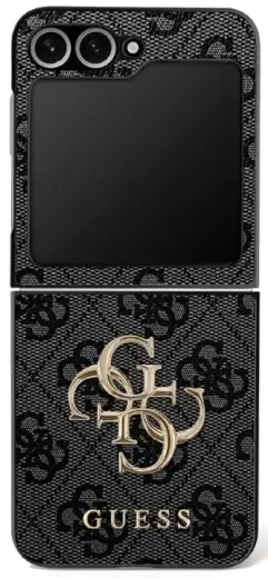 Etui Guess Big 4G Logo Classic Logo do    Samsung Galaxy Z Flip7 czarny
