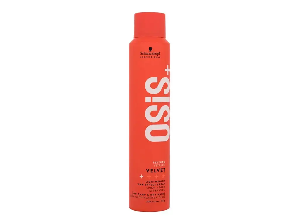 Schwarzkopf Professional Osis+ Velvet Lightweight Wax-Effect Spray Hair Spray 200 ml