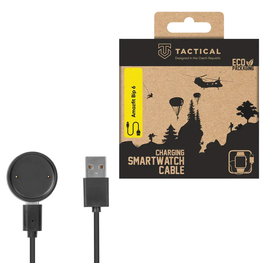 Tactical uzlādes kabelis priekš Amazfit Bip 6, Active, Active 2, Active 2 Square