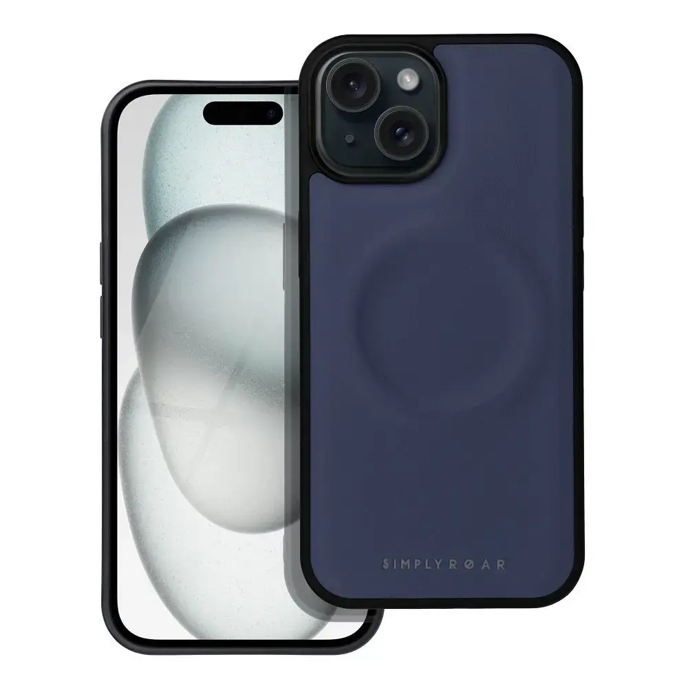 Roar Mag Morning phone case with MagSafe support for iPhone 15 blue