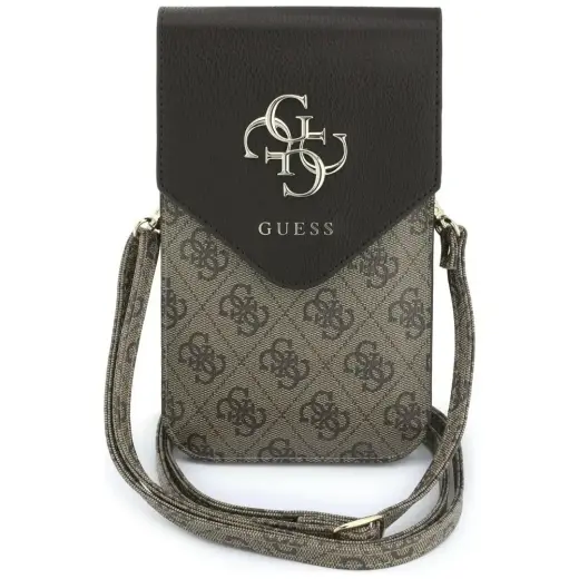 Phone bag Guess  Graines 4G &      Classic Logos brown