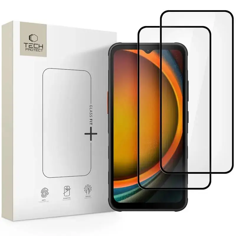 Защитное стекло Tech-Protect Glass Fit+ для Samsung Galaxy Xcover 7 (G556) | Xcover 7 Pro (G766) (2 шт.)