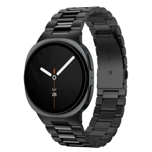 Spigen Modern Fit 316L viedpulksteņa siksniņa priekš Galaxy Watch 8/9/Classic (40/44/46 mm) | nerūsējošs tērauds | melna