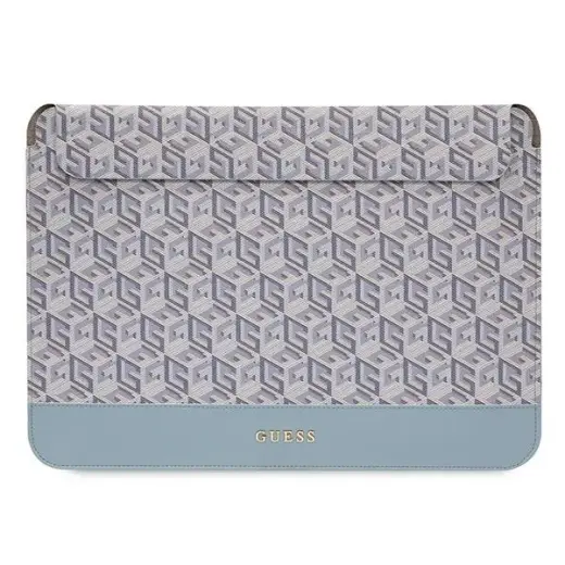 Guess GCube Stripes portatīvā datora maciņš 16" zils