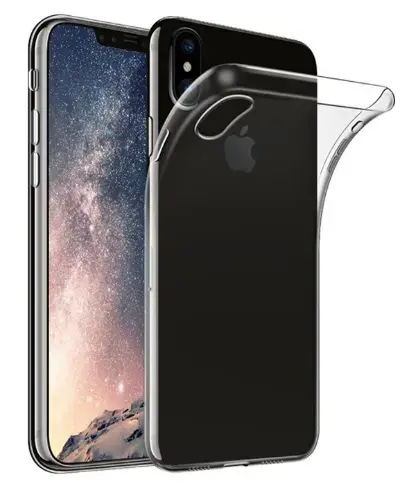 Fusion Ultra 1 mm telefono dėklas iPhone XS Max skaidrus
