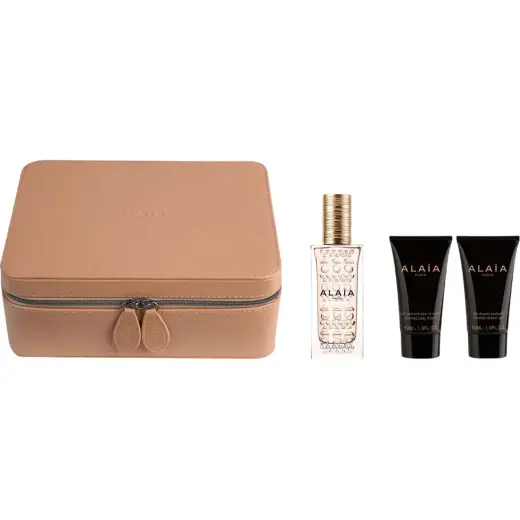 Set Alaia Paris: Nude, Eau De Parfum, For Women, 50 ml + Nude, Cleansing & Hydrating, Shower Gel, For All Skin Types, 50 ml + Nude, Hydrating, Daily, Body Lotion, 50 ml