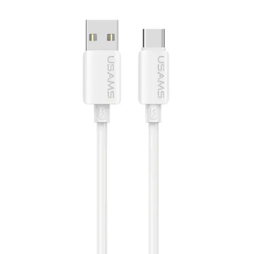 USAMS U98 datu pārraides un uzlādes vads | USB-A uz USB-C | 15W | balts