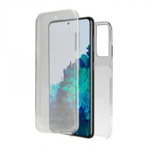Fusion 360 Defense Protect telefono dėklas Samsung Galaxy S21 (G991) skaidrus
