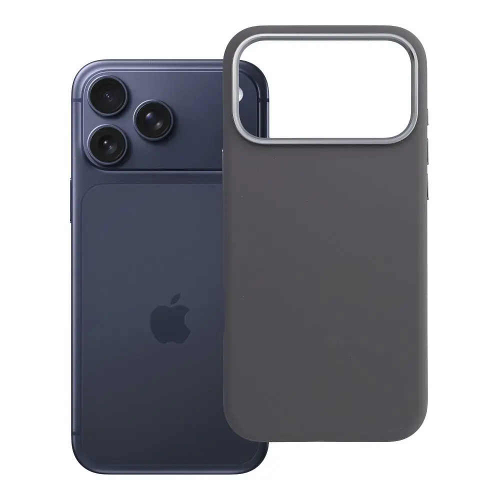 Forcell F-Protect Frame Premium maciņš ar MagSafe atbalstu telefonam iPhone 18 Pro Max | iPhone 17 Pro Max pelēks